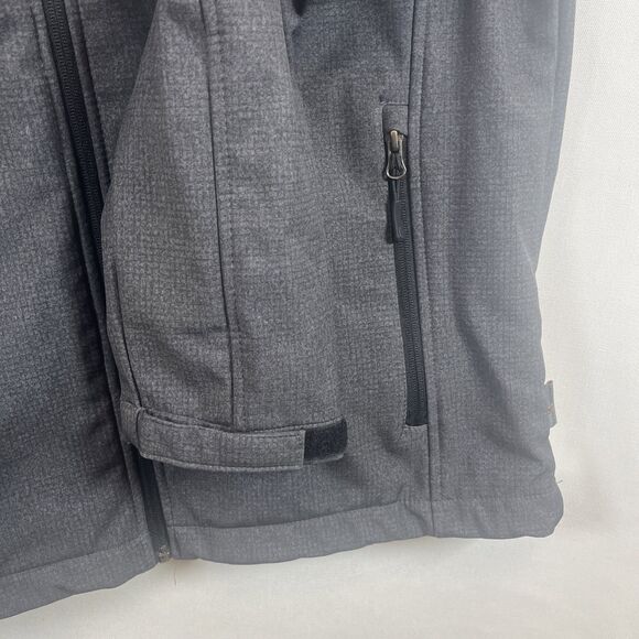 Free Country Men's Softshell Jacket Full Zip Lined All-Weather Gray Size S - Picture 3 of 6